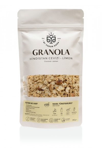 Granola Hindistan Cevizi - Limon
